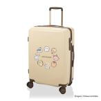 ちいかわ ジッパータイプ スーツケース  ( ベージュサークル)  Mサイズ
