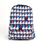 miffy ミッフィー 折りたたみリュック ミッフィー&amp;ダーン リュック バッグ ブルー グッズ