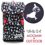 ムーミン ミイ フラップリュック (リュックサック・デイバック) ブラック ちらし リトルミイ (ムーミン×OUTDOOR) グッズ MOOMIN