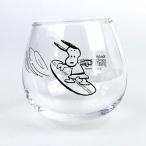 スヌーピーPEANUTS ゆらゆらタンブラー サーフィンスヌーピー コップ グラス 食器 透明  日本製