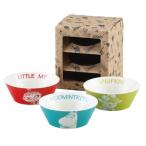 ムーミン リトルミイ スナフキン 深皿（ボウル） 3点セット 陶器製 かわいいキッチン用品