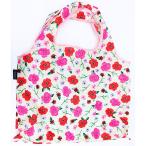 PEANUTS スヌーピー 2WAYショッピングバッグ 花柄 レッド(MCD)