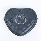  Sanrio Hello Kitty стеганое полотно Heart ячейка для монет черный кошелек Sanrio