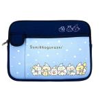 映画 すみっコぐらし 2 タブレットケース ネイビー ブルー パソコン iPad スマホ キッズ 学校