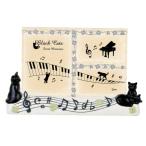 黒猫 レジンフレーム (フォトフレーム/写真立て) 3枚 インテリア用品