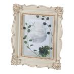 ボタニカル フォトフレーム (写真立て) B ホワイト インテリア用品