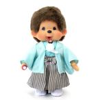 モンチッチ ぬいぐるみ 紋付袴 男の子 Sサイズ 着物 セキグチ ブルー