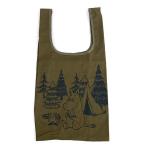 ムーミン MOOMIN マルシェバッグ ムーミン マルシェバッグ バッグ エコ コンパクト 収納 お出かけ 買い物 カーキ グッズ
