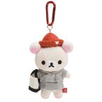 リラックマカジュアルコリラックマ ぶらさげぬいぐるみ カラビナ付