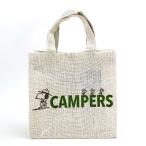 Yahoo! Yahoo!ショッピング(ヤフー ショッピング)スヌーピー IP.スクエアジュート Peanuts CAMPERS 白 バッグ レジャー サマー アウトドア