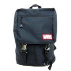 マーベル かぶせポケットリュック (リュックサック/デイバッグ) ブラック (MARVEL) アウトドア用品(MCD)