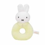 リングガラガラ (スティックガラガラ) ミッフィー miffy イエロー ブルーナ ベビー用品