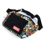 マーベル コミックウエストバッグＢＫＭＡＲＶＥＬ ウエストポーチ バッグ マーベル 黒 グッズ  (ＭＣＯＲ)