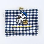  Snoopy Olaf три складывать кошелек темно-синий проверка SNOOPY