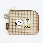  Snoopy тонкий бумажник бежевый кошелек проверка нашивка серии SNOOPY