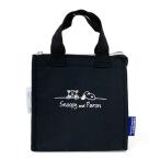 スヌーピー PEANUTS ランチバッグM スヌーピー&amp;ファーロン  ブラック