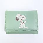  Snoopy compact три бумажник зеленый SNOOPY