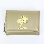  Snoopy Woodstock compact три бумажник бежевый SNOOPY