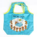 トムとジェリー ジェリー TOM and JERRY くるくるショッピングバッグ アイラブチーズ エコバッグ ブルー グッズ