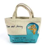 トムとジェリー TOM and JERRY ランチバッグ ジェリー バッグ お弁当 ランチ 通勤 通学 ベージュ グッズ