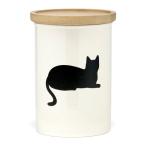 黒猫 シルエットキャニスター (保存容器/ストッカー) L レスト キッチン用品