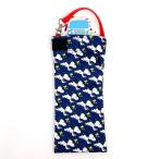 スヌーピー ＰＥＡＮＵＴＳ スヌーピー くるポン ＲＵＮ 雨具 ポーチ ペットボトルホルダー 折り畳み傘 収納 ブルー