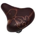 スヌーピー のびーるチャリCAP (自転車用/サドルカバー・サドルキャップ) ブラウン フレンズ