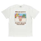 サンリオ ハローキティ 日焼け キティ 半袖Tシャツ(M) アイス アパレル Sanrio