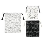 ミッフィー 3P巾着 (巾着袋/きんちゃく袋)  エクリュ オールミッフィー miffy (ORMF)