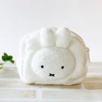 ミッフィー miffy もこもこポーチ ホワイト 小物入れ