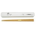 Yahoo! Yahoo!ショッピング(ヤフー ショッピング)ルーシー & スヌーピー 箸&箸箱 （はし&箸ケース） ホワイト スタディシリーズ かわいいランチ用品 （ORSN）（MCD）