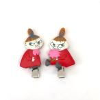 ムーミン リトルミイ ヘアクリップ MOOMIN アクセサリー ピン ベビー レッド グッズ  (MCOR)