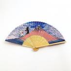 リサとガスパール 富嶽三十六景 凱風快晴 葛飾北斎 扇子 赤