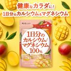 カルシウム マグネシウム カルシウム680mg マグネシウム320mg 乳酸菌100億個 240粒 骨と歯の形成に必要な栄養素 マンゴーの香り サプリメント 子供 成長