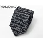  Dolce &amp; Gabbana DOLCE&amp;GABBANA GT149E G0JEH N0004 черный земля оттенок серебра Cross линия X квадратное XDG Logo рисунок narrow галстук 