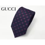  Gucci галстук GUCCI 547303 4E751 4074 GG BRITE темно-синий серия земля оттенок красного Inter locking G рисунок шерсть . narrow галстук 