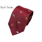  Paul Smith Paul Smith M1A 0TIE G41040 DOGS бордо серия земля мульти- собака рисунок шелк Jaguar do ткань галстук 