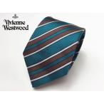  Vivienne Westwood галстук 81050001-10359 PETROLo-b рисунок ввод оттенок зеленого X оттенок коричневого X "теплый" белый серия X оттенок черного полоса рисунок narrow галстук 