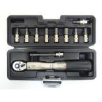 ロードバイク用トルクレンチ 自転車 クロスバイク オートバイ カーボンパーツ 取り付け プリセット式トルクレンチ 2-24Nm レターパック発送 60日保証付