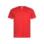 (ステッドマン) Stedman Stars メンズ Classic クルーネック 半袖 Tシャツ 無地 AB269 (スカーレットレッド)