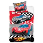 (ホットウィール) Hot Wheels オフィシャル商品 キッズ・子供用 掛け布団カバー・枕カバーセット AG2688 (レッド/グ