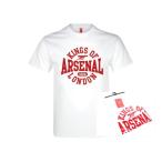  arsenal футбол Club Arsenal FC официальный товар унисекс Kings Of London футболка рубашка с коротким рукавом to