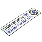  Chelsea футбол Club Chelsea FC официальный товар Street автограф metal plate BS634 ( белый /