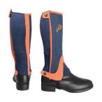 ( высокий ) HyLAND Kids * ребенок * Junior двухцветный Amara половина chaps верховая езда сигнал скольжение BZ1129 ( темно-синий 