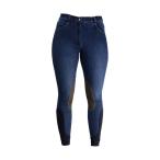( высокий ) HyPERFORMANCE женский Lucinda Denim способ осветлитель юбка-брюки верховая езда сигнал скольжение BZ1777 ( темно-синий te
