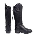 ( высокий ) HyLAND Kids * ребенок Agerola длинный lai DIN g ботинки верховая езда ботинки сигнал скольжение BZ4983 ( черный )