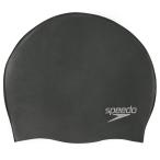 (スピード) Speedo ユニセックス シリコン スイムキャップ 水泳帽 CS1434 (ブラック)