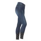 (o- желтохвост on ) Aubrion Kids * ребенок девушки Putney Denim осветлитель верховая езда брюки сигнал скольжение ER608 (da-