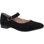 (ハッシュパピー) Hush Puppies レディース Melissa スエード ストラップシューズ 婦人靴 フラット パンプス FS7691 (ブ