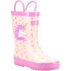 (kotsuworudo) Cotswold Kids * ребенок Puddle Unicorn we Lynn тонн ботинки сапоги влагостойкая обувь FS8529 ( розовый )